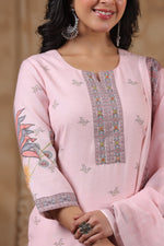 Premium linen cotton lining digitally printed full suit set