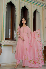 Gorgeous Mul chanderi suit set