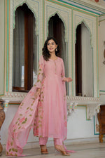 Gorgeous Mul chanderi suit set