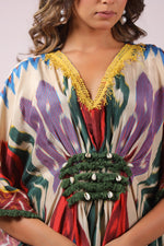 Pure crepe Patola printedkaftan