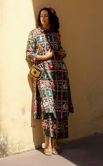 Patola printed cotton co ord set