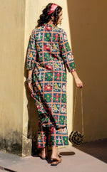 Patola printed cotton co ord set