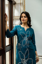 Pure cotton embroidered Kurta pant