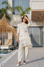 Super pretty embroidered cotton co ord