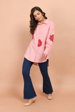 Fully embroidered Cotton shirt