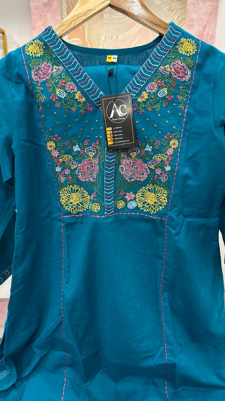 Premium embroidered kurta pant