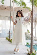 Stylish n Elegant! Wow Mul cotton lining embroidered co ord