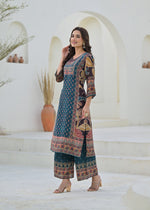 Stylish and elegant pure Mul silk co ord set