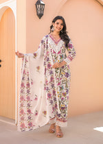 Pure cotton with lace detailing suit set