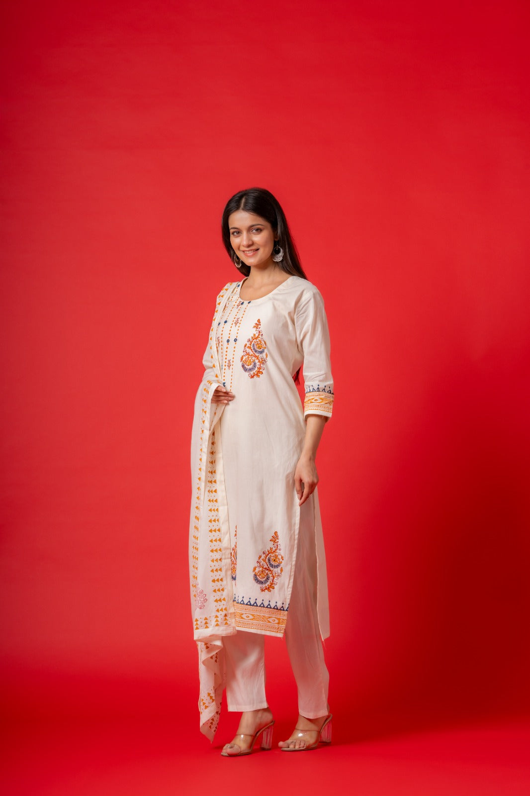 Pure cotton with lining suit set