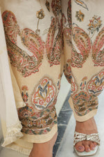 Premium cotton embroidered suit set