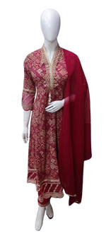 Heavy rayon full Anarkali suit set