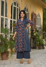 Pure cotton anhrakha suit set