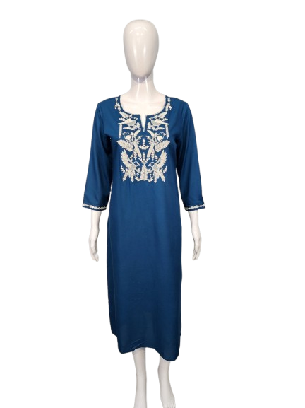 Beautiful rayon embroidery kurta