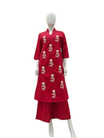 Embroidered stylish kurta pant set