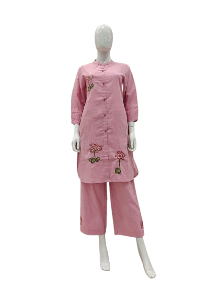 Applique work cotton co ord