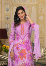 Premium cotton digital print designer shifli suit set