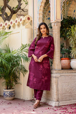 Premium cotton fully embroidered kurta pant