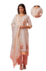 Pure cotton with lining suit set