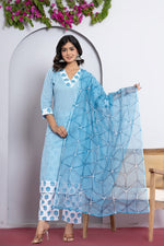 Pure cotton suit with Kota Doria dupatta