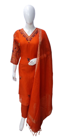 Premium Mul Chanderi suit set