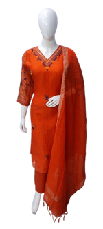 Premium Mul Chanderi suit set