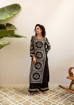 Heavy rayon stylish digital printed kurta pant